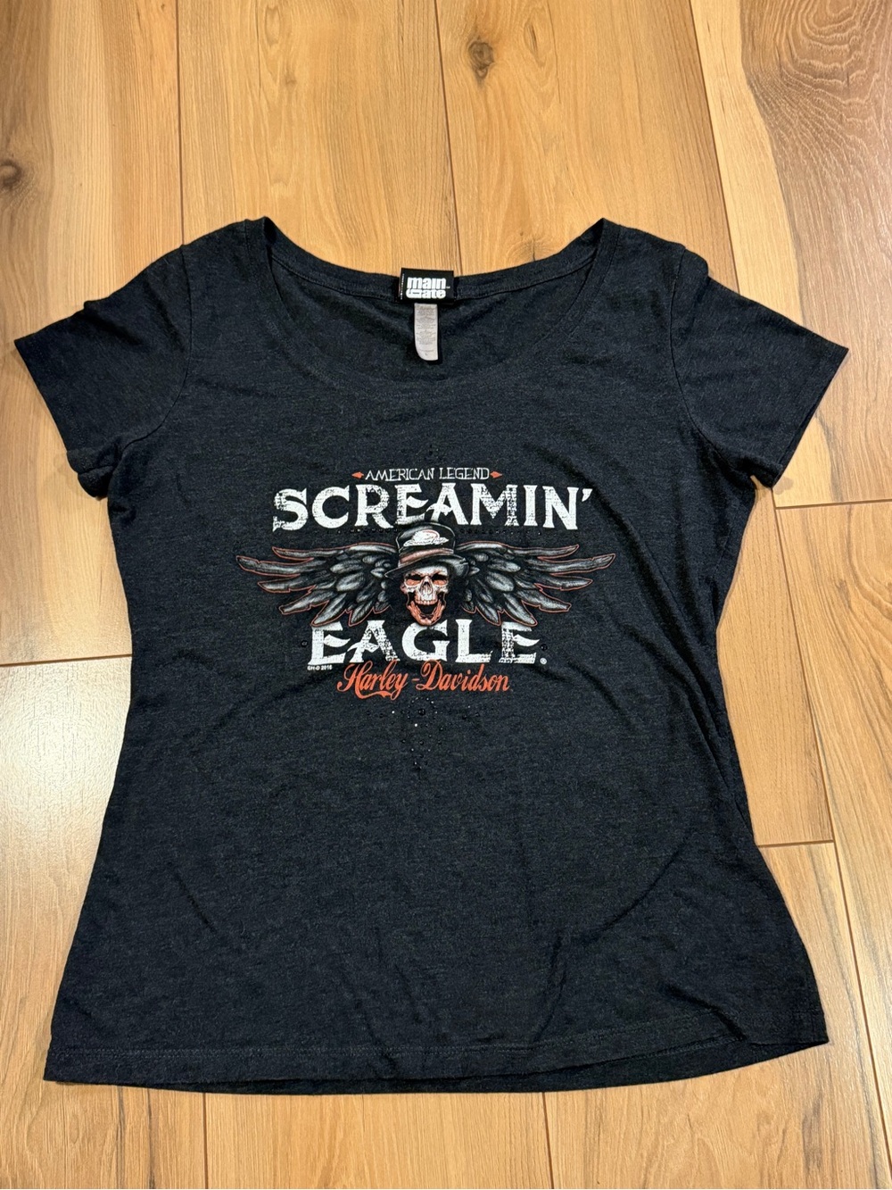 Harley-Davidson Dark Gray Screamin' Eagle Graphic Tee size L